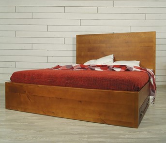Кровать 2-х спальная Gouache Birch с ящиками (M10516ETG/4) в Благовещенске - предосмотр 1