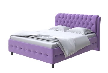 Двуспальная кровать Como (Veda) 4 180х200, Велюр (Forest 741 Светло-фиолетовый) в Благовещенске