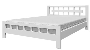 Кровать полутороспальная Натали-5 (Белый Античный) 140х200 в Благовещенске