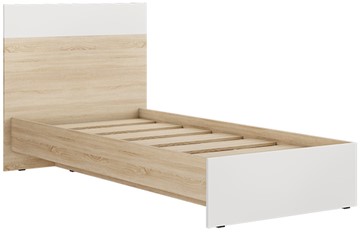 Кровать с основанием Кр-44 Лайт 90х200 Дуб Сонома/Белый в Благовещенске