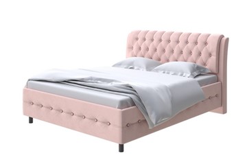 1,5-спальная кровать Como (Veda) 4 140х200, Велюр (Ultra Розовый мусс) в Благовещенске