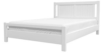 Кровать полуторная Ванесса из массива сосны (Белый Античный) 140х200 в Благовещенске