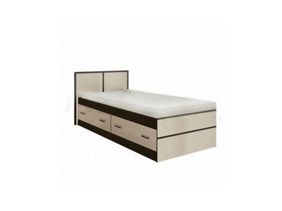 Кровать односпальная Сакура 900 с ящиками в Благовещенске - изображение