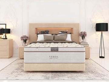 Кровать Smart Compact/Podium M 160х200, Флок (Велсофт Бежевый) в Благовещенске