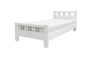 Кровать 1-спальная Вероника-3 (Белый Античный) 90х200 в Благовещенске