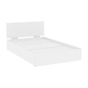 Кровать 1.5-спальная Алиса (L10) Белый, с основанием в Благовещенске