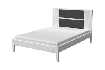 Кровать 1.5-спальная Бетти из массива сосны (Белый Античный) 140х200 в Благовещенске