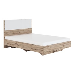 Кровать 1.5-спальная Николь (мод.1.2) 1,4 белая экокожа, с ортопедическим основанием в Благовещенске
