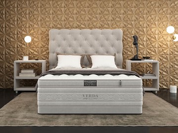 Кровать 2-х спальная Cloud Compact/Basement 180х200, Флок (Велсофт Серый) в Благовещенске