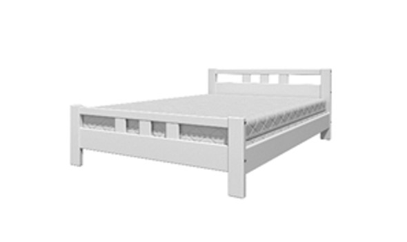 Кровать Вероника-2 (Белый Античный) 90х200 в Благовещенске - изображение