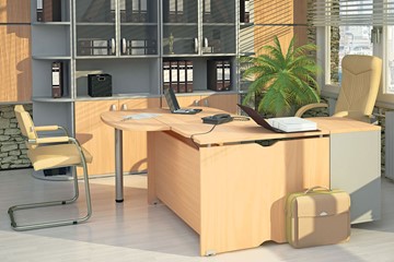 Офисный набор мебели Милан для руководителя отдела в Благовещенске