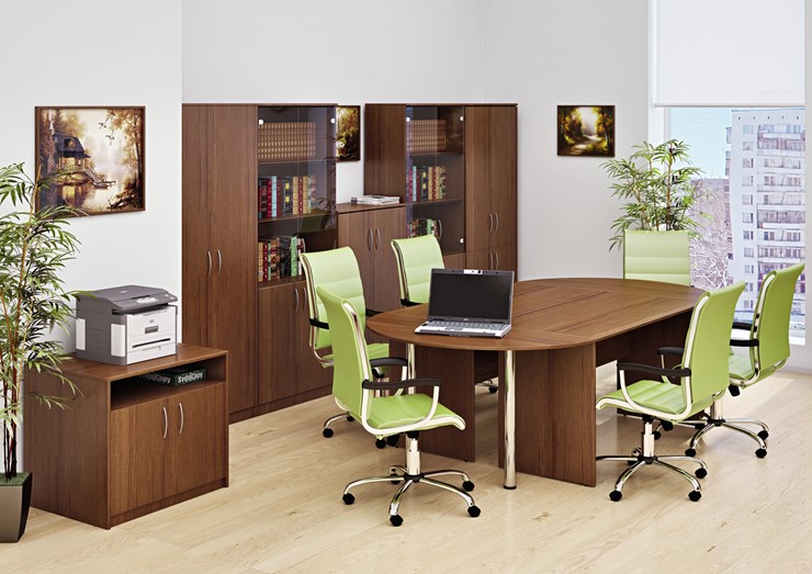 Мебель для переговорной Nova S, Орех Гварнери в Благовещенске - изображение
