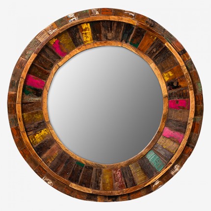 Настенное зеркало Маниша круглое в Благовещенске - изображение