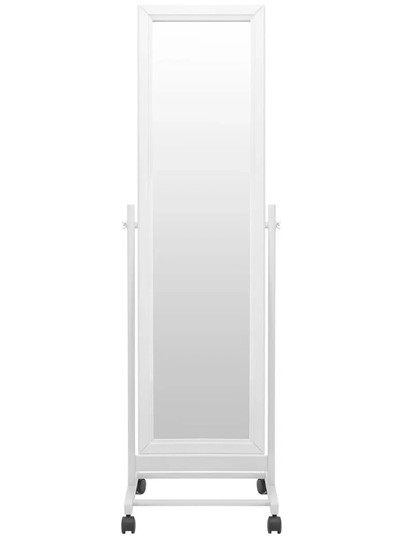 Зеркало напольное в гардероб BeautyStyle 27 (135х42,5см) Белое в Благовещенске - изображение 1