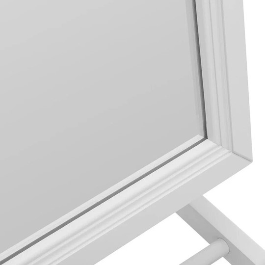 Зеркало напольное в гардероб BeautyStyle 27 (135х42,5см) Белое в Благовещенске - изображение 3