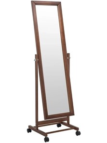Зеркало напольное в гардероб BeautyStyle 27 (135х42,5см) Средне-коричневый в Благовещенске