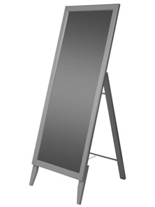 Зеркало напольное в гардероб BeautyStyle 29 (131х47,1х41,5см) Серый в Благовещенске - предосмотр