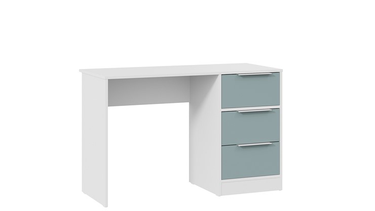 Письменный стол Марли Тип 1 (Белый/Серо-голубой) в Благовещенске - изображение 2
