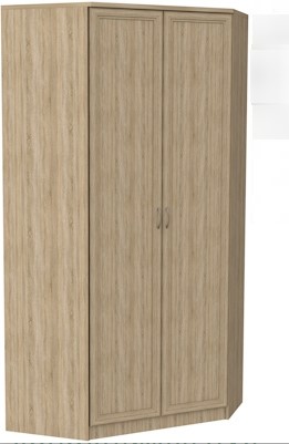 Шкаф 403 несимметричный, цвет Дуб Сонома в Благовещенске - изображение
