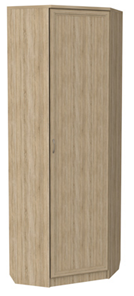 Шкаф 402 угловой со штангой, цвет Дуб Сонома в Благовещенске - предосмотр