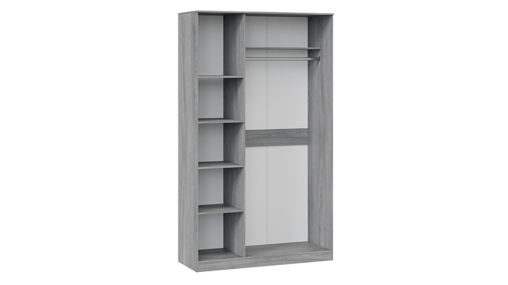 Шкаф с 3 дверями Миранда (Дуб Гамильтон/Белый глянец) в Благовещенске - изображение 3