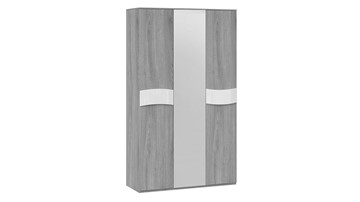 Шкаф с 3 дверями Миранда (Дуб Гамильтон/Белый глянец) в Благовещенске - предосмотр