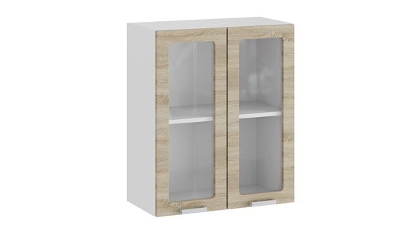 Кухонный шкаф Гранита 1В6С (Белый/Дуб сонома) в Благовещенске - изображение