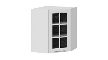 Кухонный угловой шкаф Скай ВУ45_72-(40)_1ДРс (Белоснежный софт) в Благовещенске