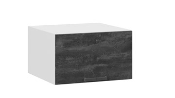 Навесной шкаф Детройт 1В6ГП (Белый/Угольный Камень) в Благовещенске