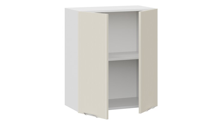 Шкаф навесной Кимберли 1В6 (Белый, Крем) в Благовещенске - изображение 1