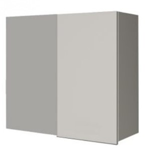 Кухонный шкаф ВУП 760 Серый/Белый в Благовещенске