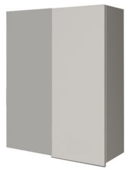 Навесной шкаф ВУП 980 Белое гладкое Ламарти/Белый в Благовещенске - изображение