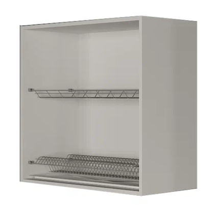 Сушильный шкаф на кухню ВС7 80, Сатин/Белый в Благовещенске - изображение 1