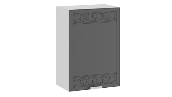 Шкаф на кухню Долорес 1В5 (Белый/Титан) в Благовещенске - изображение
