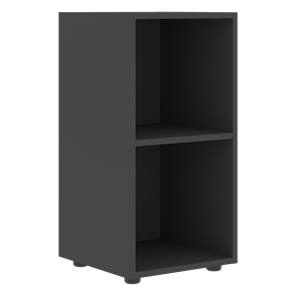 Низкий шкаф колонна FORTA Черный Графит FLC 40 (399х404х801) в Благовещенске