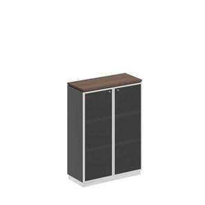 Шкаф для документов средний стекло в рамке Speech Cube (90x40x124.6) СИ 319 ДГ АР ХР в Благовещенске