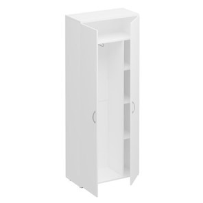 Шкаф для одежды с дополнением Комфорт КФ, белый премиум (80x38x200) К.531 ДШ в Благовещенске