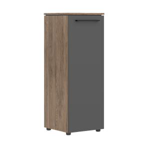 Средний шкаф колонна с глухой дверью MORRIS TREND Антрацит/Кария Пальмира MMC 42.1 (429х423х821) в Благовещенске