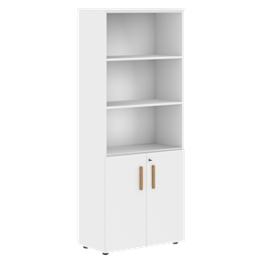 Широкий шкаф высокий FORTA Белый FHC 80.5(Z)  (798х404х1965) в Благовещенске