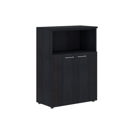 Шкаф средний с низкими дверьми XTEN Дуб Юкон XMC 85.3 (850х410х1165) в Благовещенске - изображение