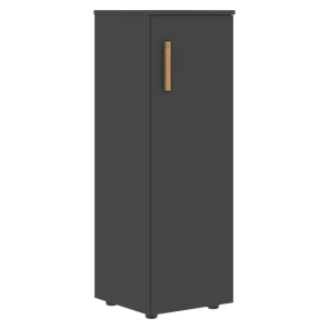 Средний шкаф колонна с правой дверью FORTA Черный Графит  FMC 40.1 (R) (399х404х801) в Благовещенске