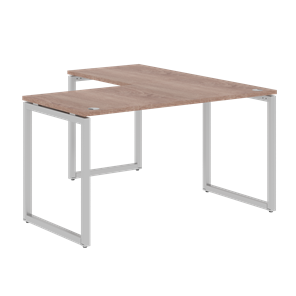 Письменный стол угловой левый XTEN-Q Дуб-сонома- серебро XQCT 1415 (L) (1400х1500х750) в Благовещенске