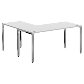 Письменный угловой  стол для персонала правый XTEN GLOSS  Белый XGCT 1615.1 (R) (1600х1500х750) в Благовещенске