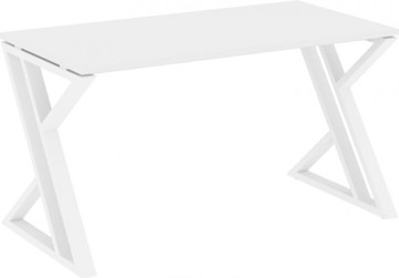 Письменный стол Loft VR.L-SRZ-3.7, Белый Бриллиант/Белый металл в Благовещенске