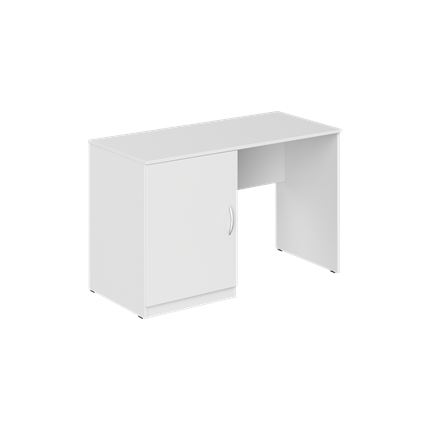 Стол с местом для холодильника KANN KTFD 1255 L  Левый 1200х550х750 мм. Белый в Благовещенске - изображение