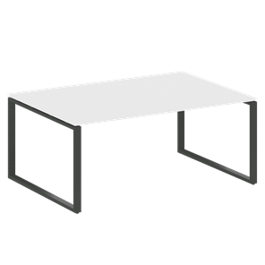 Конференц-стол для переговоров БО.ПРГ-1.5 (Антрацит/Белый) в Благовещенске