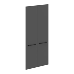 Дверь для шкафа высокая MORRIS TREND Антрацит/Кария Пальмира MHD 42-2 (844х1900х18) в Благовещенске