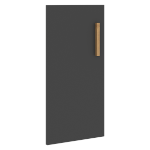 Низкая дверь для шкафа левая FORTA Черный ГрафитFLD 40-1(L) (396х18х766) в Благовещенске