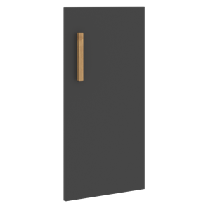 Дверь для шкафа низкая правая FORTA Черный Графит FLD 40-1(R) (396х18х766) в Благовещенске