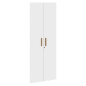 Двери для шкафов высокие с замком FORTA Белый FHD 40-2(Z)  (794х18х1932) в Благовещенске